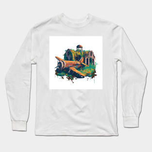 Abandoned Plane. Long Sleeve T-Shirt